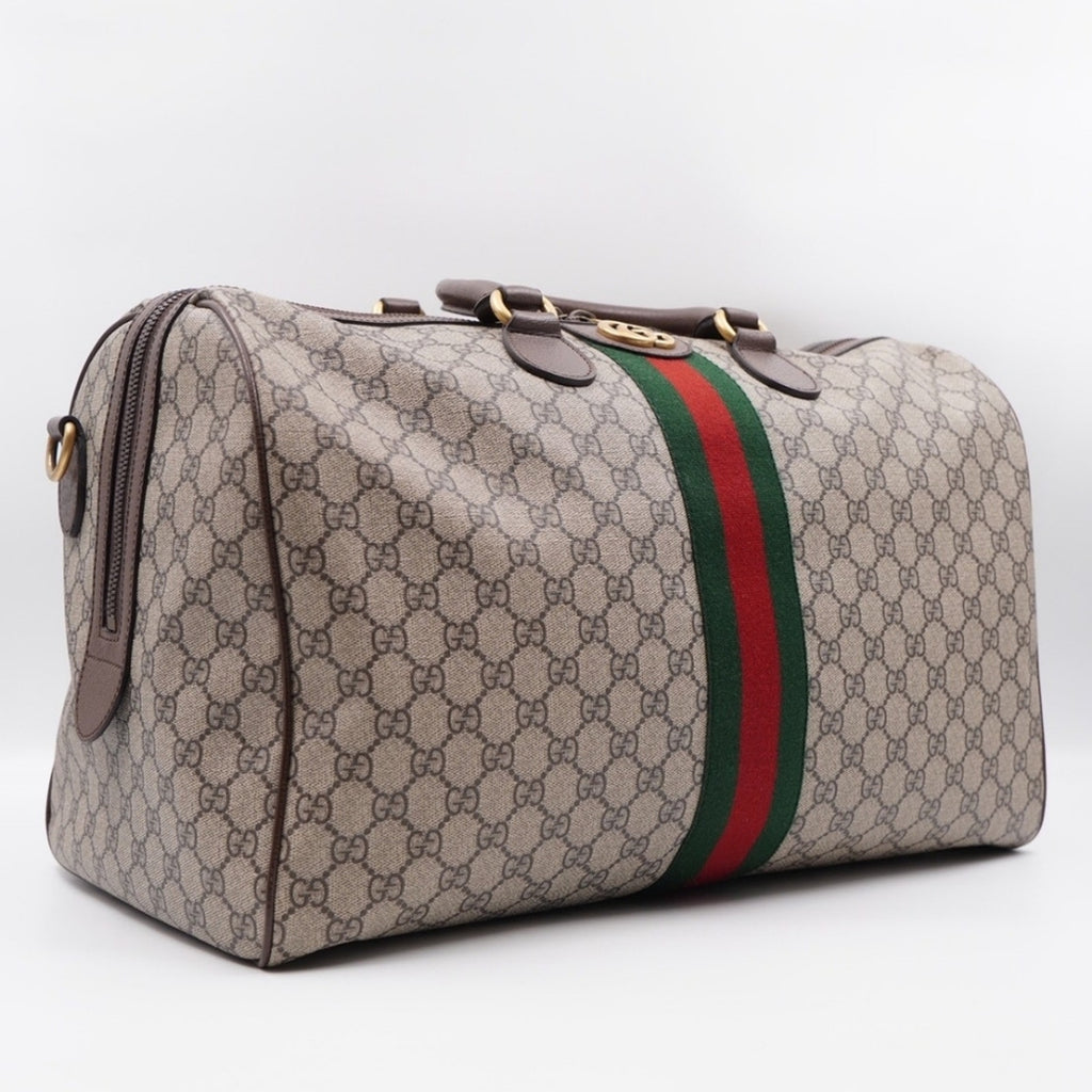 CE36 💟 Gucci GG Ophidia Supreme Savoy medium duffle bag