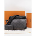 CI25 ❤️ Louis Vuitton Monogram Eclipse Trio Shoulder Bag
