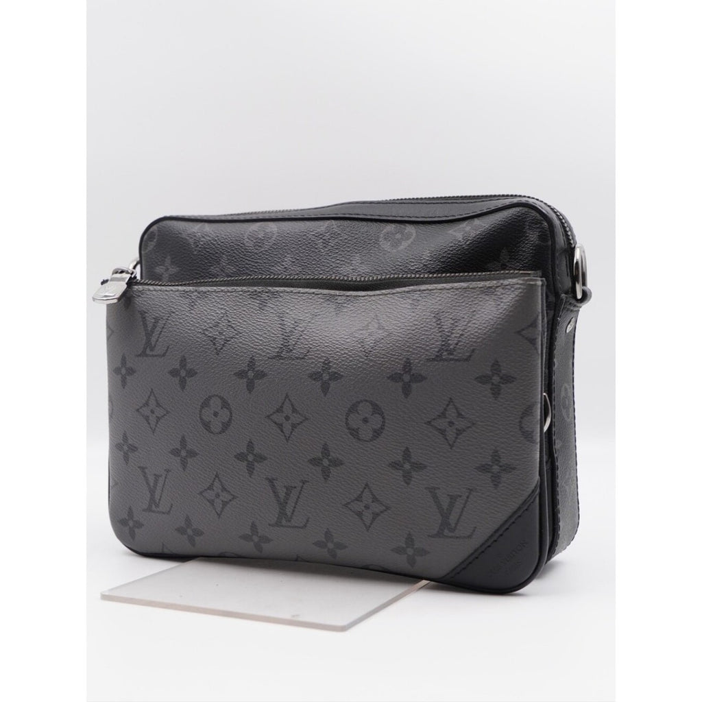 CI25 ❤️ Louis Vuitton Monogram Eclipse Trio Shoulder Bag