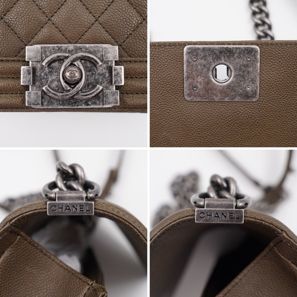 CC25 ❤️ Chanel Caviar Quilted Small Boy Flap