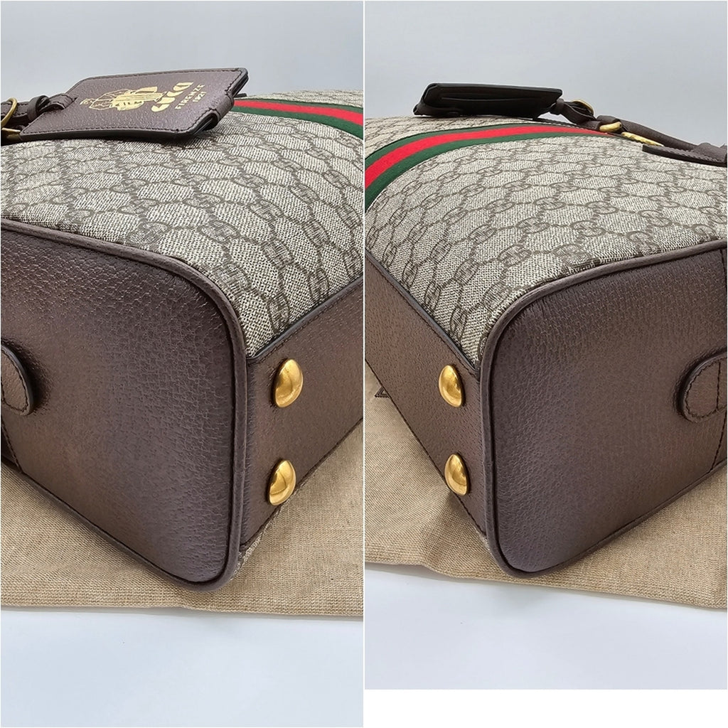 17A❤️NWT Gucci GG Ophidia Medium Bowling Bag