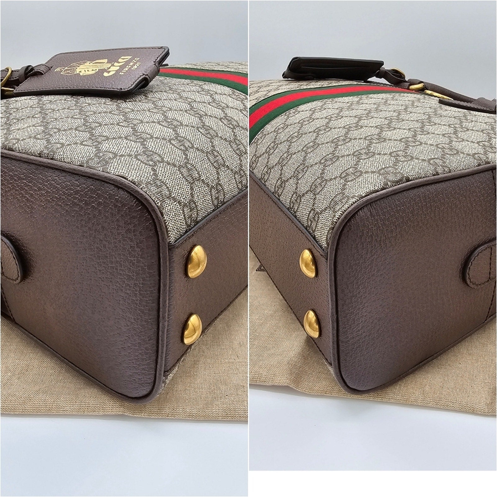 17A❤️NWT Gucci GG Ophidia Medium Bowling Bag