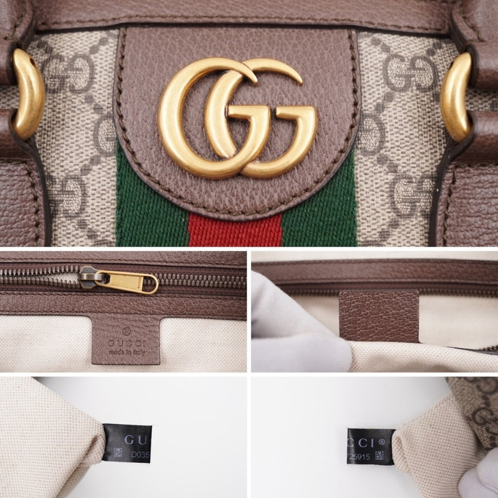 CE36 💟 Gucci GG Ophidia Supreme Savoy medium duffle bag