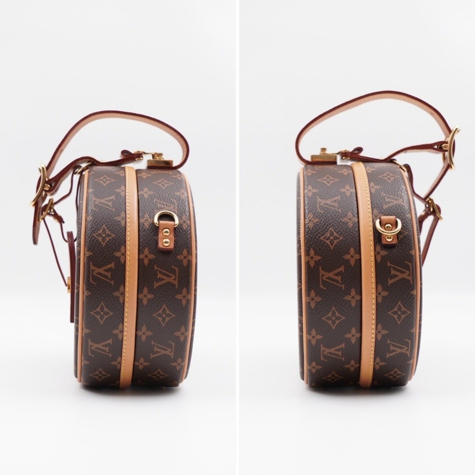 CE26 💟 Louis Vuitton Petite Boite Chapeau Monogram Crossbody Bag