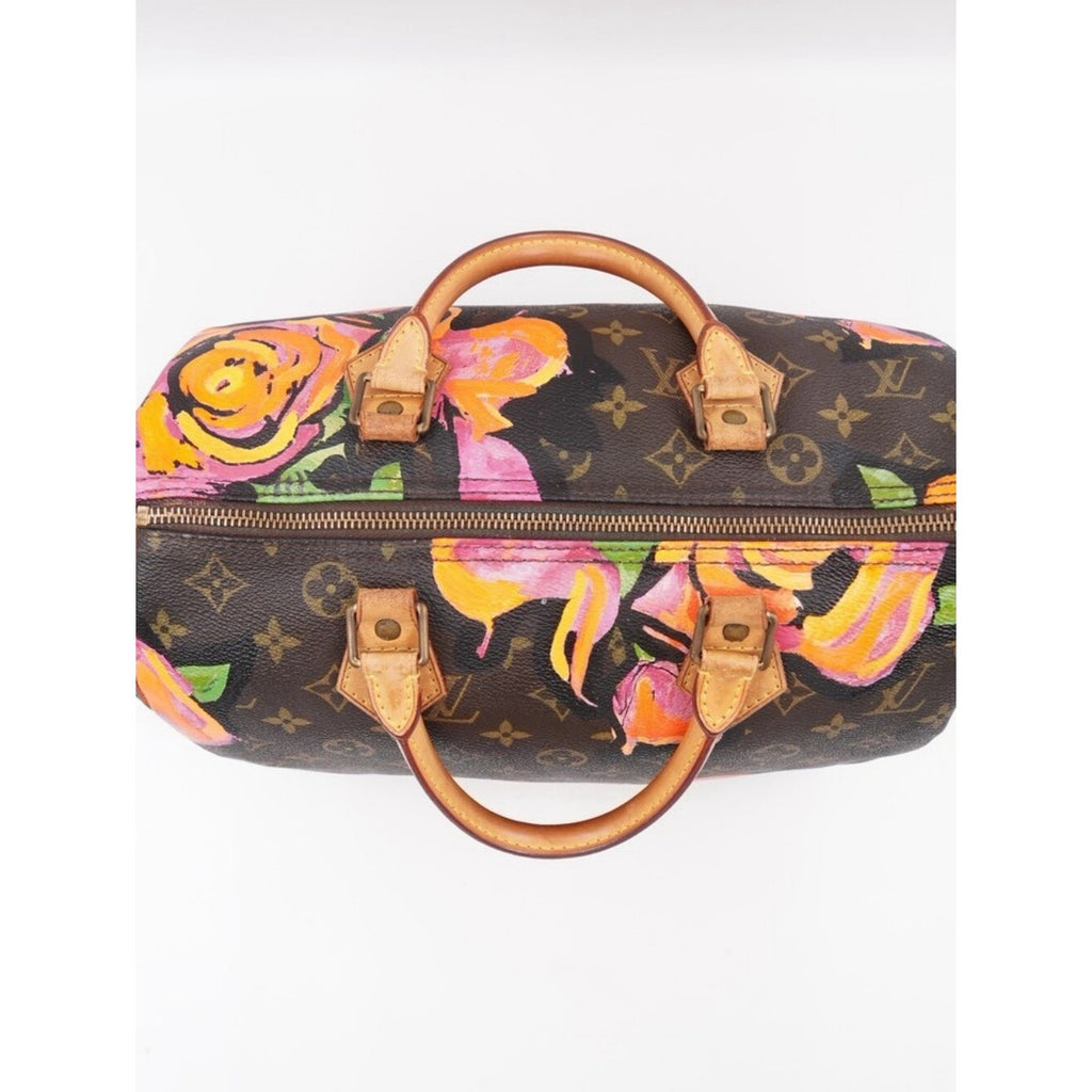 CP35 💟 Louis Vuitton Monogram Roses Speedy 30