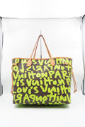 CM01 💗 Louis Vuitton Monogram Graffiti Neverfull GM Green
