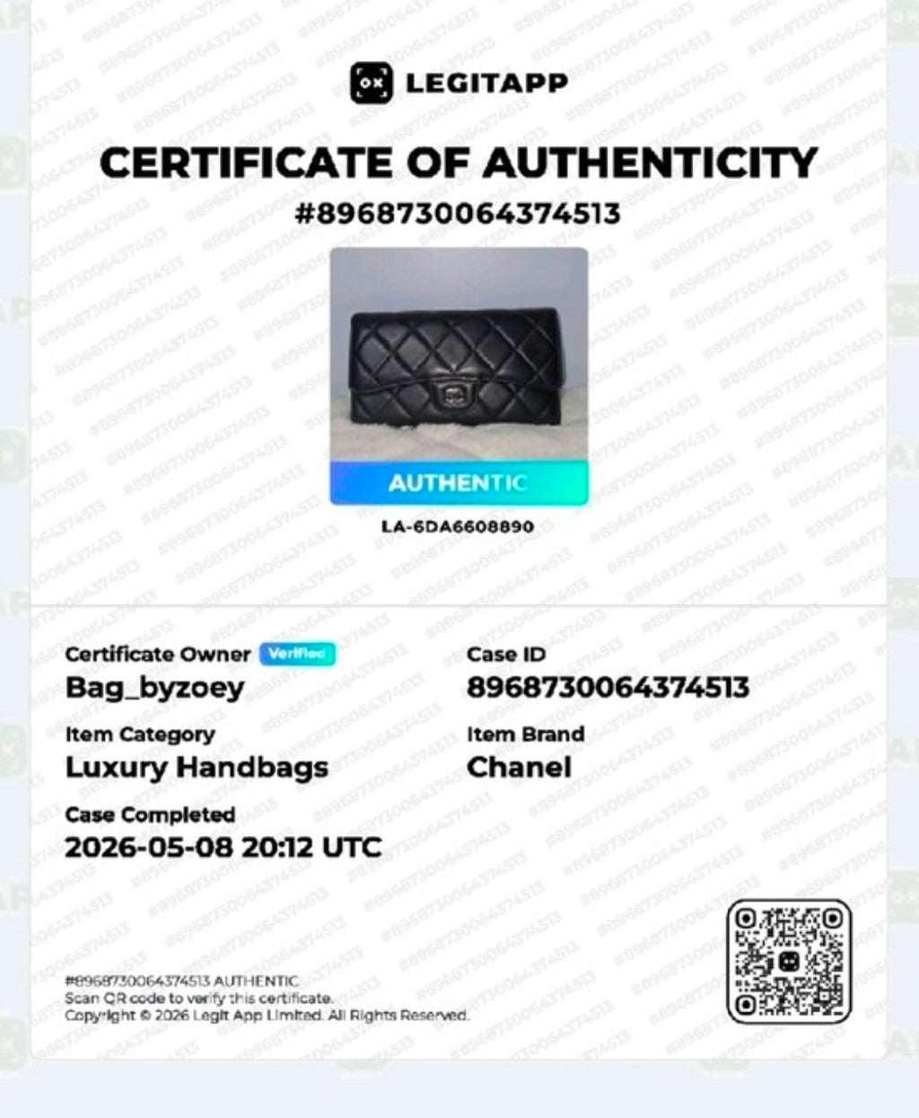 CH42 ❤️ Chanel Classic Flap Wallet