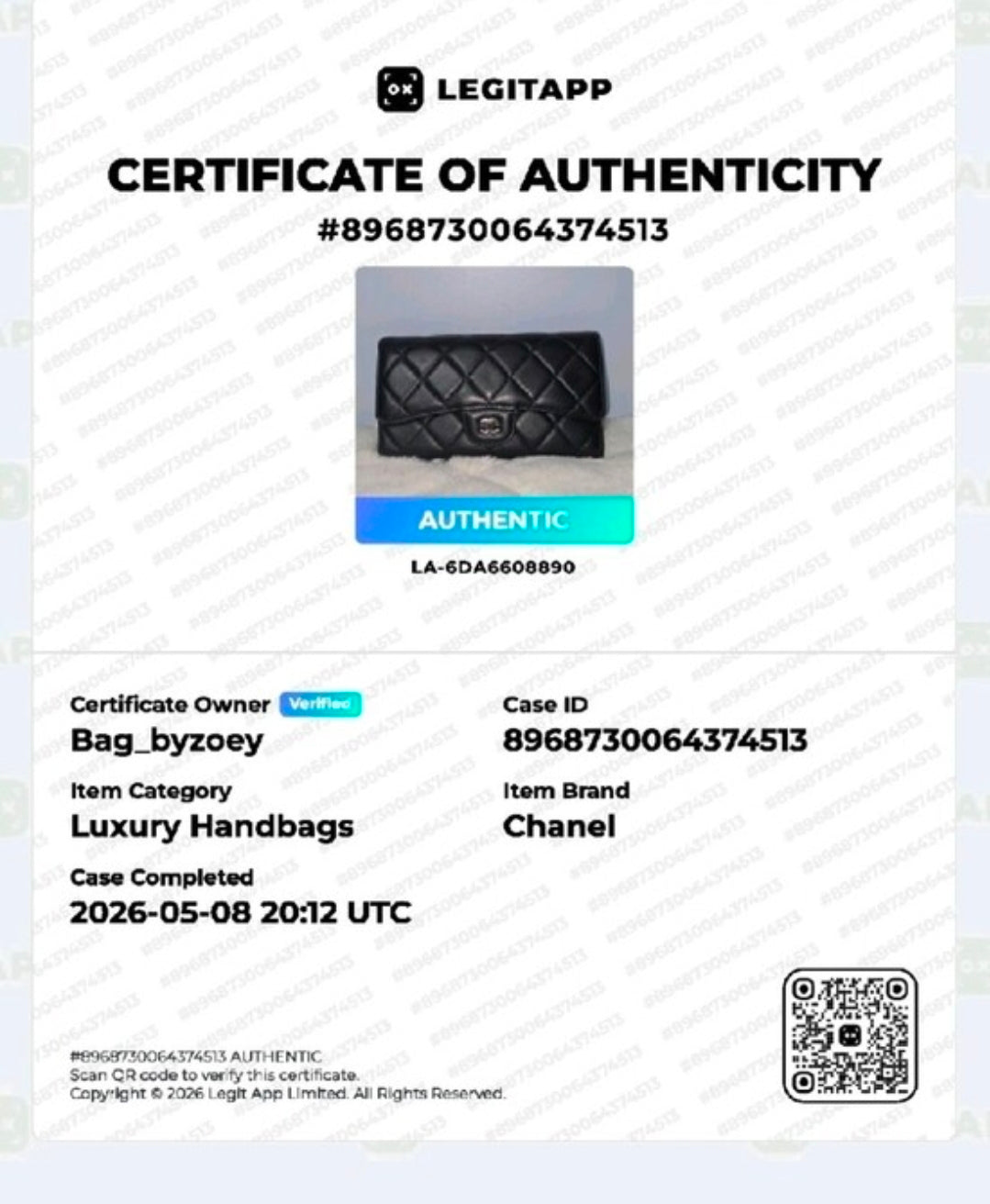 CH42 ❤️ Chanel Classic Flap Wallet