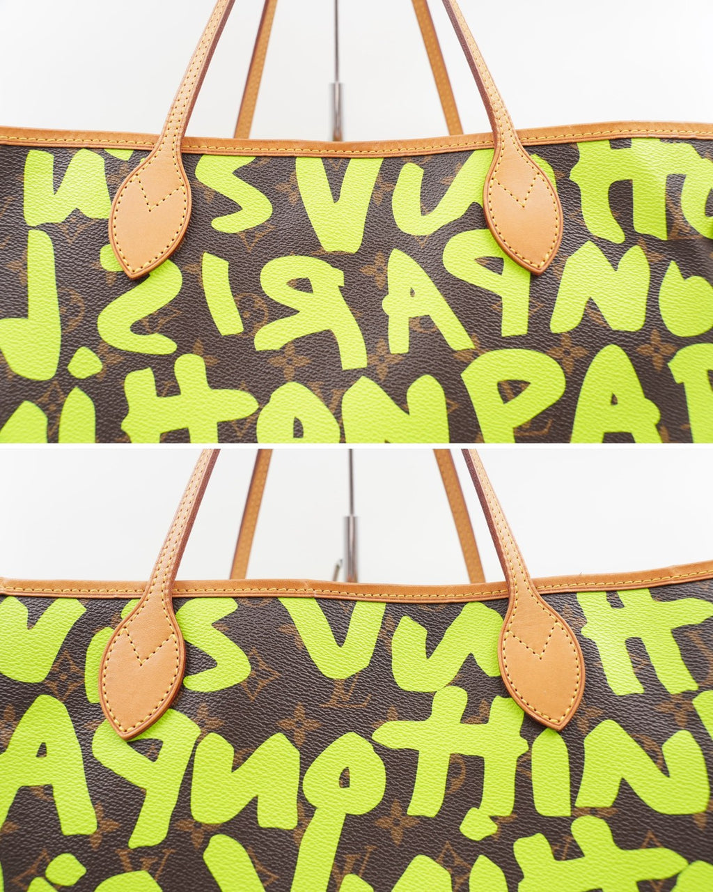 CM01 💗 Louis Vuitton Monogram Graffiti Neverfull GM Green